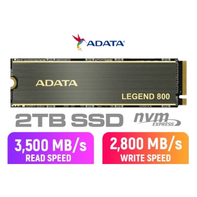 ADATA LEGEND 800 SSD 2TB NVMe a 3500MB/s PCIe 4.0 M.2 2280