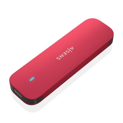 Aisens ASM2-027RED Caja Externa serie ULTRA Slim Rojo para SSD