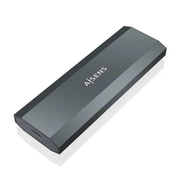 Aisens ASM2-029GR Caja Externa serie ULTRA DATA Slim Gris para SSD M.2 NVMe (NO soporta SSD SATA M.2) a USB-C