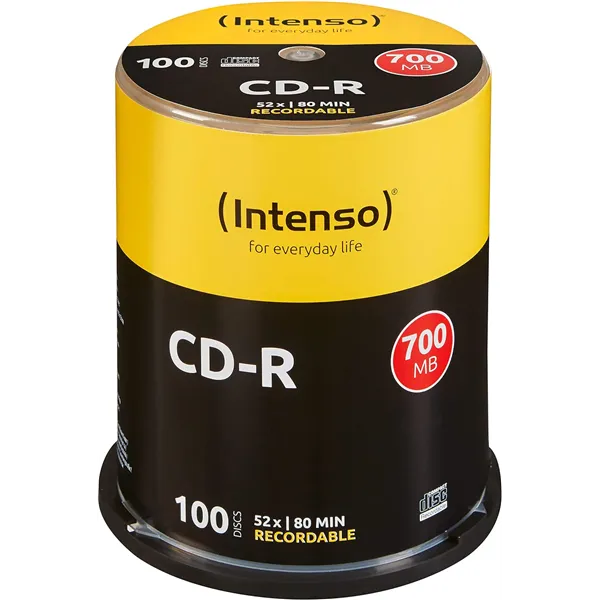 Intenso Tarrina 100 und CD-R Virgen 700Mb 52x