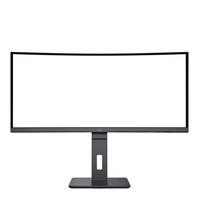 AOC CU34P3CV 34'/ WQHD/ Multimedia/ Regulable en altura/ Negro