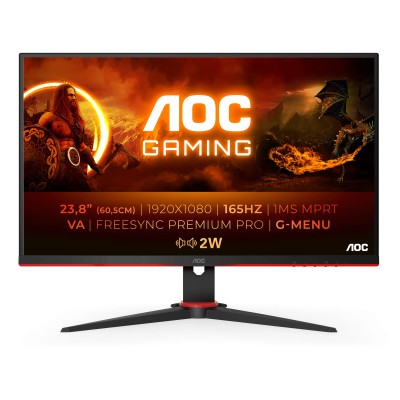 AOC Gaming 24G2SAE 23.8'/ Full HD/ 1ms/ 165Hz/ VA/ Multimedia/