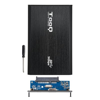 Caja Externa para Disco Duro de 2.5' TooQ TQE-2529B/ USB 3.1