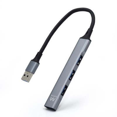 Ewent hub slim usb 4 puertos