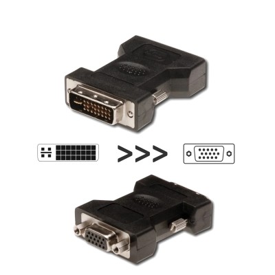 Ewent adaptador dvi-i 24+5 macho a vga-f