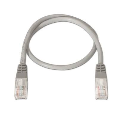 Aisens latiguillo rj45 cat.6 utp 2.0m gris cobre