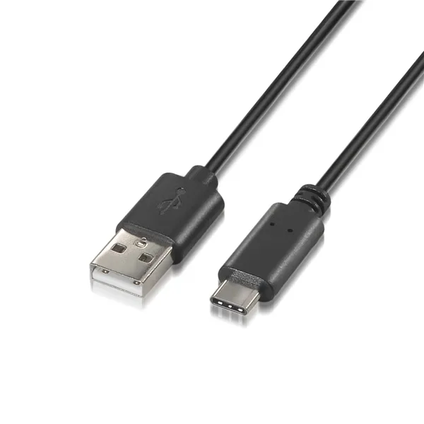 Aisens cable usb 2.0 3a  usb-c/m-a/m negro 2.0m