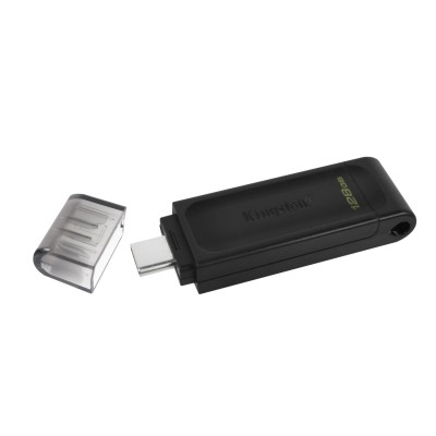 Kingston datatraveler dt70 128gb usb c 3.2 negro