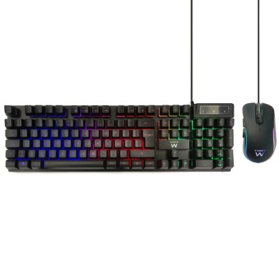 Ewent teclado+raton gaming pl3201 usb