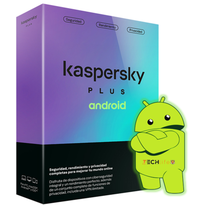 Kaspersky Antivirus para Android 2024 | 3 Dispositivos | 1 año