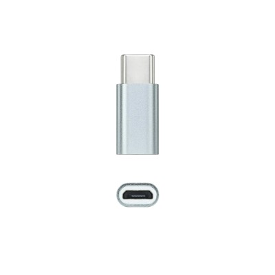 Adaptador Nanocable 10.02.0011/ USB Tipo-C Macho - MicroUSB