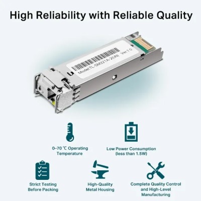 Modulo SFP Transceptor de Fibra Óptica TP-Link TL-SM321A-2