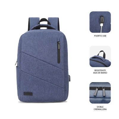 Mochila Subblim City Backpack para Portátiles hasta 15.6'/