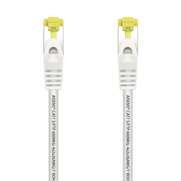 Cable de Red RJ45 SFTP Aisens A146-0488 Cat.7/ 25cm/ Blanco