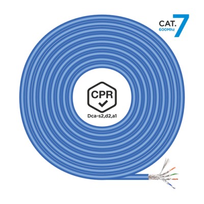 Bobina de Cable RJ45 SFTP AWG23 LSZH CPR Dca Aisens A146-0665