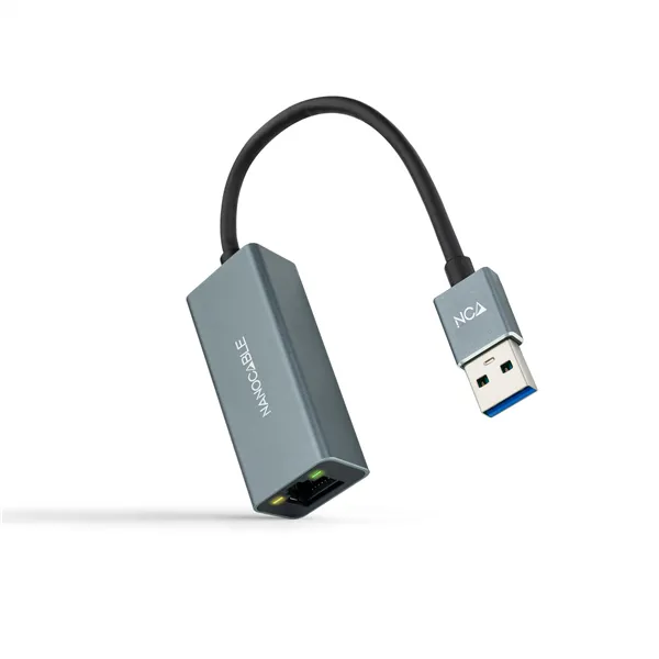 Adaptador USB 3.0 - RJ45 Nanocable 10.03.0405/ 1000Mbps