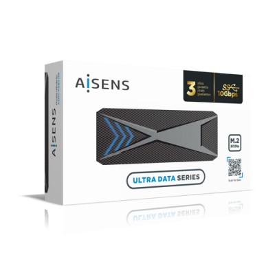 Aisens ASM2-RGB013B Caja externa ULTRA DATA GAMING RGB Negro