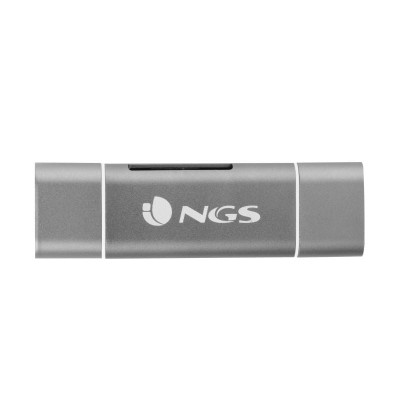 Lector de Tarjetas Externo NGS ALLY READER/ USB 2.0/ USB Tipo-C