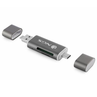 Lector de Tarjetas Externo NGS ALLY READER/ USB 2.0/ USB Tipo-C