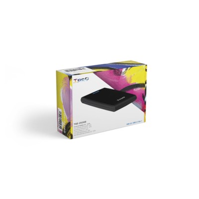 Caja Externa para Disco Duro de 2.5' TooQ TQE-2526B/ USB 3.1