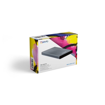 Caja Externa para Disco Duro de 2.5' TooQ TQE-2527G/ USB 3.1