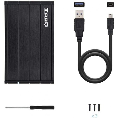 Caja Externa para Disco Duro de 2.5' TooQ TQE-2530B/ USB 3.1