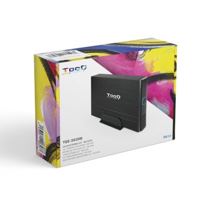 Caja Externa para Disco Duro de 3.5' TooQ TQE-3520B/ USB 2.0