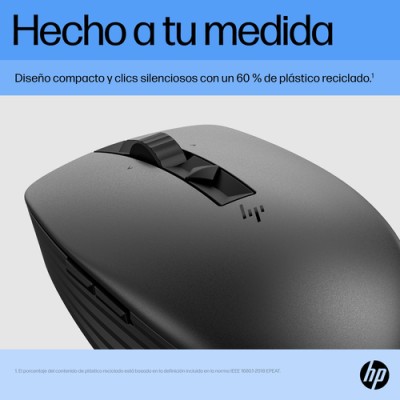 Ratón Inalámbrico por Bluetooth HP 710/ Batería recargable/