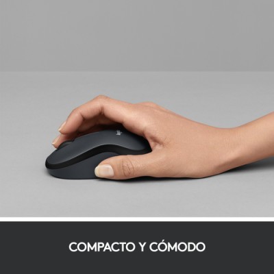 Ratón Inalámbrico Logitech Silent M220/ Hasta 1000 DPI/ Gris