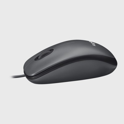 Ratón Logitech M100/ Hasta 1000 DPI/ Negro