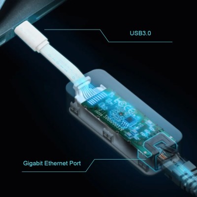 Adaptador USB Tipo-C - RJ45 Gigabit Ethernet TP-Link UE300C/