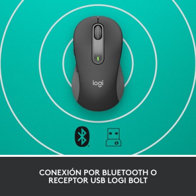 Ratón Inalámbrico por Bluetooth Logitech Signature M650 L/