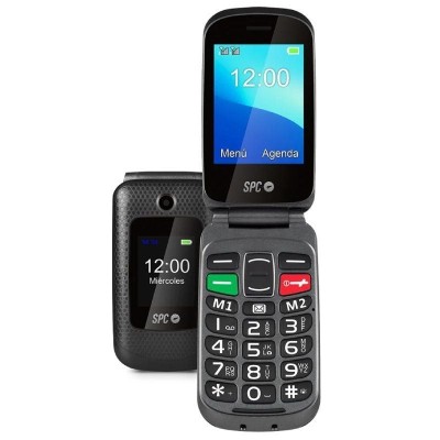 Teléfono Móvil SPC Magnus para Personas Mayores/ Negro