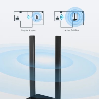 Adaptador USB - WiFi TP-Link Archer T4U Plus/ 1300Mbps