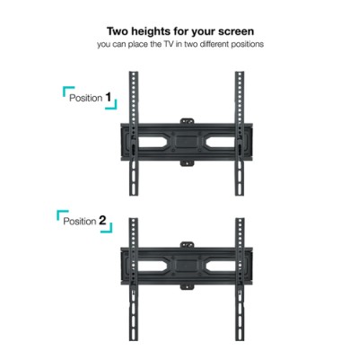 Soporte de Pared Giratorio/ Inclinable/ Nivelable TooQ