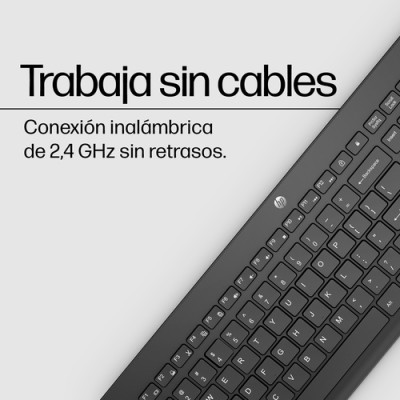 Teclado Inalámbrico HP 230/ Negro