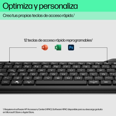 Teclado Inalámbrico HP 460 Multidispositivo/ Negro