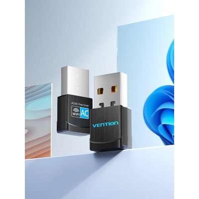 Adaptador USB - WiFi Vention KDSB0/ 433Mbps