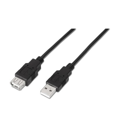 Cable Alargador USB 2.0 Aisens A101-0015/ USB Macho - USB