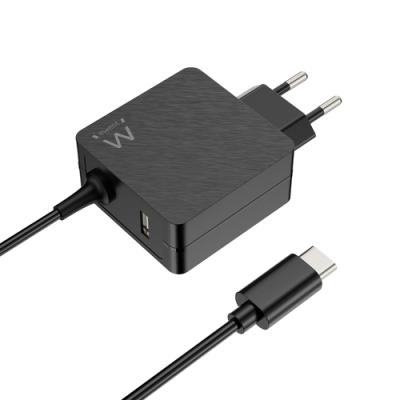 Ewent cargador usb-c pd 45w +puerto usb-a