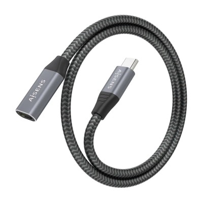 Cable Alargador USB 3.2 Aisens A107-0760/ USB Tipo-C Macho -