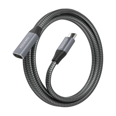 Cable Alargador USB 3.2 Aisens A107-0761/ USB Tipo-C Macho -