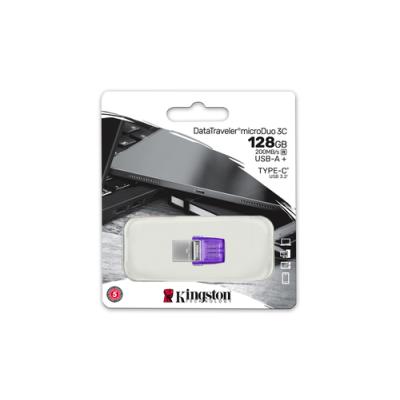 Kingston datatraveler microduo 3c 128gb usb3.2