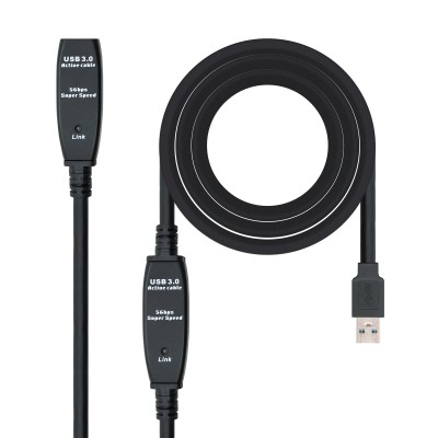 Cable Alargador Amplificador USB 3.0 Nanocable 10.01.0312/ USB