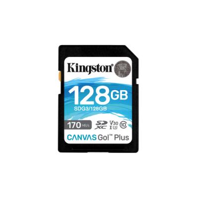 Kingston canvas go! plus sd 128gb class 10 u3 v30