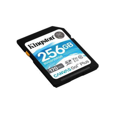 Kingston canvas go! plus sd 256gb class 10 u3 v30