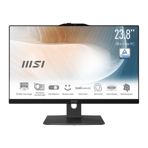 Msi am242p-814es i5-1235u 16gb 512 dos 24" negro