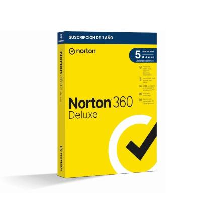 Norton 360 deluxe 50gb es 1us 5 dispositivos 1a