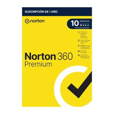 Norton 360 premium 75gb es 1u 10l/1a esd