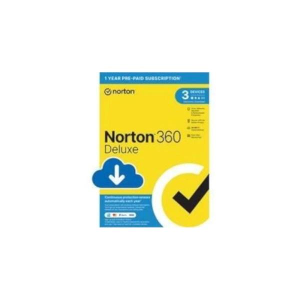 NortonLifeLock 360 Deluxe Seguridad de antivirus 1 licencia(s) 1 año(s)